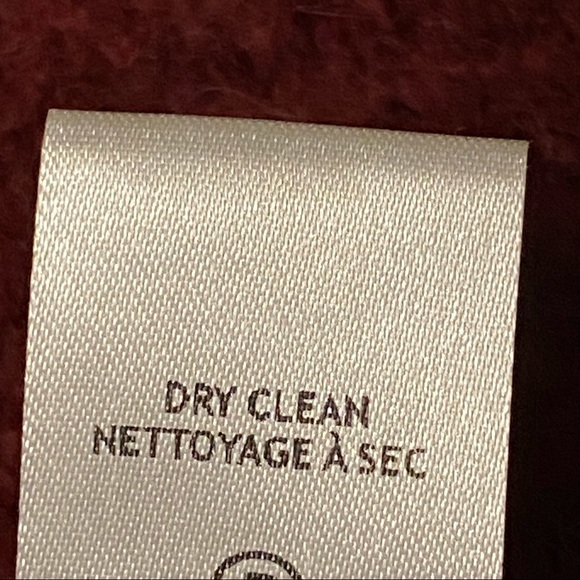 ALC A.L.C Cleveland Burgundy red knit button up v-neck cardigan sweater pockets - Picture 14 of 16